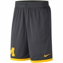 Buy 🔔 Men's Nike Charcoal/Maize Michigan Wolverines Logo Performance Shorts 👍 -activewear Sales unnamed file 1826
