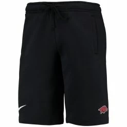Discount 🌟 Men's Nike Black Arkansas Razorbacks College Primary Logo Club Fleece Shorts ✨ -activewear Sales unnamed file 1834