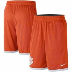 Flash Sale 🎉 Men's Nike Orange/White Clemson Tigers Logo Performance Shorts 🧨