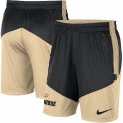 Best deal 🎉 Men's Nike Black/Gold Purdue Boilermakers Team Performance Knit Shorts ✨
