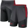 Best Pirce 🛒 Men's Nike Charcoal/Black Georgia Bulldogs Team Performance Knit Shorts ❤️