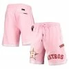 New 💯 Men's Pro Standard Pink Houston Astros Logo Club Shorts 🔥