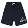 Coupon 🧨 Profile Men's Navy Atlanta Braves Big & Tall French Terry Shorts 🛒