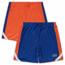 Budget 🎉 Men's Colosseum Royal/Orange Florida Gators Big & Tall Team Reversible Shorts ⌛