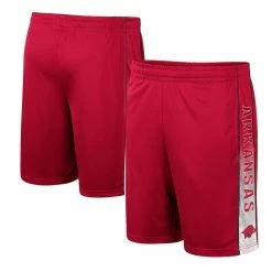 Best Pirce ❤️ Men's Colosseum Cardinal Arkansas Razorbacks Lazarus Shorts ❤️