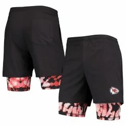 Best Sale β¨ Men's FOCO Black Kansas City Chiefs Running Shorts π§¨