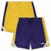 Cheap 💯 Men's Colosseum Purple/Gold LSU Tigers Big & Tall Team Reversible Shorts 😍