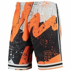 Cheap ❤️ Men's Mitchell & Ness Black San Francisco Giants Hyper Hoops Shorts 🎁 -activewear Sales unnamed file 2026