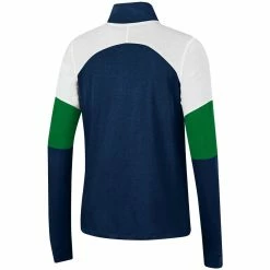 Outlet ❤️ Women's Under Armour Navy Notre Dame Fighting Irish Sleeve Hit Raglan Quarter-Zip Jacket ⭐ -activewear Sales unnamed file 203