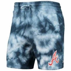 Buy 🔥 Men's New Era Navy Atlanta Braves Team Dye Shorts 🥰 -activewear Sales unnamed file 2036