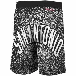 Top 10 😉 Men's Mitchell & Ness Black San Antonio Spurs Hardwood Classics Jumbotron Sublimated Shorts ⌛ -activewear Sales unnamed file 2057