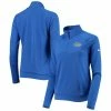 Buy 🎉 Women's Nike Royal Florida Gators Pacer Raglan Performance Quarter-Zip Jacket ⭐