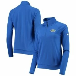 Buy π Women's Nike Royal Florida Gators Pacer Raglan Performance Quarter-Zip Jacket β