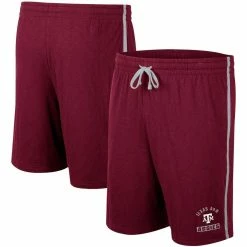 Buy 🔔 Men's Colosseum Maroon Texas A&M Aggies Thunder Slub Shorts 🎉