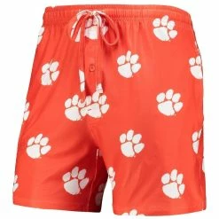 Outlet 👏 Men's Concepts Sport Orange Clemson Tigers Flagship Allover Print Jam Shorts ✨ -activewear Sales unnamed file 2083