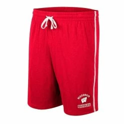 Best Sale ⭐ Men's Colosseum Red Wisconsin Badgers Thunder Slub Shorts 💯 -activewear Sales unnamed file 2108