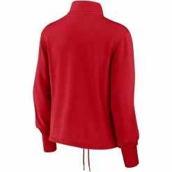 Best Pirce ❤️ Women's Nike Red St. Louis Cardinals 1942-44 Cooperstown Collection Rewind Stripe Performance Half-Zip Pullover 🛒 -activewear Sales unnamed file 217
