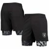 Flash Sale ⌛ Men's FOCO Black Las Vegas Raiders Running Shorts 🎁