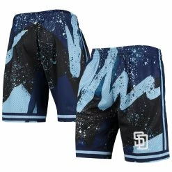 Buy 🎉 Men's Mitchell & Ness Black San Diego Padres Hyper Hoops Shorts ✨