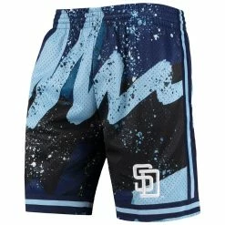 Buy 🎉 Men's Mitchell & Ness Black San Diego Padres Hyper Hoops Shorts ✨ -activewear Sales unnamed file 2190