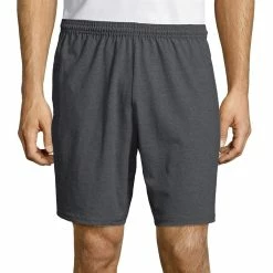 New 👍 Champion Hanes Men's Essentials Jersey Shorts With Pockets 😀 -activewear Sales unnamed file 2205