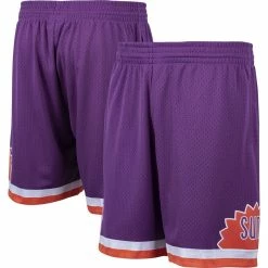 Best Pirce ✔️ Men's Mitchell & Ness Purple Phoenix Suns Hardwood Classics Swingman Shorts 🌟