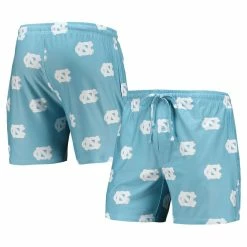 Top 10 🔔 Men's Concepts Sport Carolina Blue North Carolina Tar 👠 Heels Flagship Allover Print Jam Shorts ❤️
