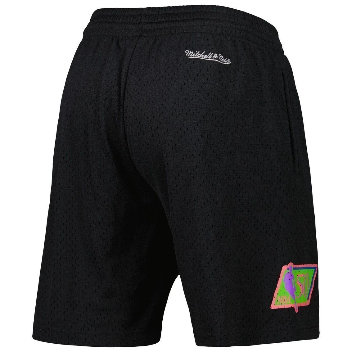 Buy π Men's Mitchell & Ness Black Los Angeles Lakers Hardwood Classics Color Bomb Energy Shorts π 4 Buy π Men's Mitchell & Ness Black Los Angeles Lakers Hardwood Classics Color Bomb Energy Shorts π - Image 4