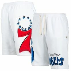 Flash Sale 🌟 Men's After School Special White Philadelphia 76ers Shorts 🎉