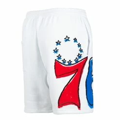 Flash Sale 🌟 Men's After School Special White Philadelphia 76ers Shorts 🎉 -activewear Sales unnamed file 2254