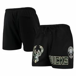 Budget 🧨 Men's Pro Standard Black Milwaukee Bucks Mesh Capsule Shorts 🧨