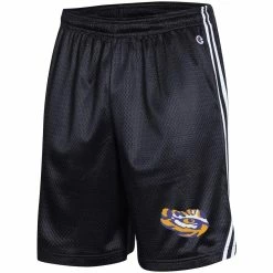 New ❤️ Men's Champion Black LSU Tigers Team Lacrosse Shorts 👍 -activewear Sales unnamed file 2282