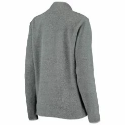 New 🔔 Women's Nike Gray Ohio State Buckeyes Teddy Bear Fleece Half-Zip Jacket 🔥 -activewear Sales unnamed file 229