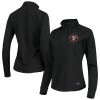 Brand new ⌛ Women's Under Armour Black Texas Tech Red Raiders 🏀 Basketball On-Court Quarter-Snap Raglan Jacket 👍