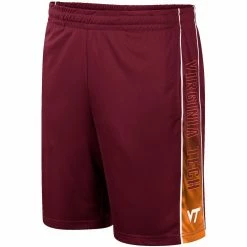 Hot Sale 🎉 Men's Colosseum Maroon Virginia Tech Hokies Lazarus Shorts 😀 -activewear Sales unnamed file 2338