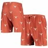 Discount 😍 Men's Concepts Sport Texas Orange Texas Longhorns Flagship Allover Print Jam Shorts ✨