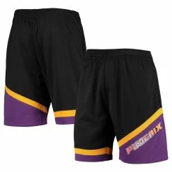 New 👍 Men's Mitchell & Ness Black Phoenix Suns Hardwood Classics 75th Anniversary Swingman Shorts 😍 -activewear Sales unnamed file 2402