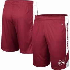 Best deal ❤️ Men's Colosseum Maroon Mississippi State Bulldogs Pool Time Shorts ⭐