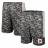Hot Sale 😀 Men's Colosseum Camo Indiana Hoosiers OHT Military Appreciation Terminal Shorts 🎁