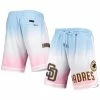 Cheapest ⭐ Men's Pro Standard Blue/Pink San Diego Padres Team Logo Pro Ombre Shorts 🧨