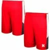 New 😉 Men's Colosseum Scarlet Nebraska Huskers Very Thorough Shorts 🧨