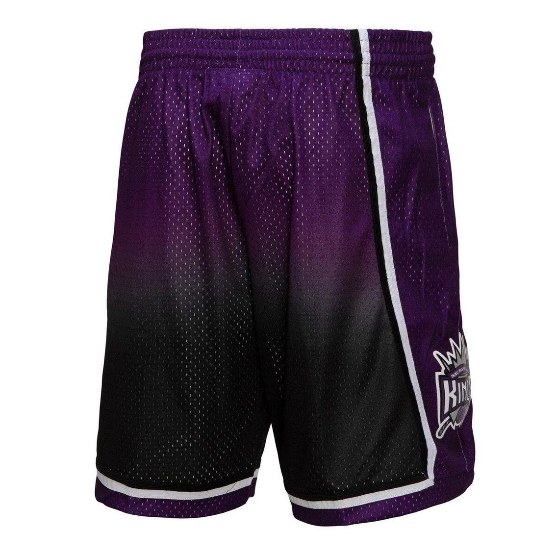 Flash Sale ✨ Men's Mitchell & Ness Purple/Black Sacramento Kings 2000/01 Hardwood Classics Fadeaway Reload 3.0 Swingman Shorts ✔️ 4 Flash Sale ✨ Men's Mitchell & Ness Purple/Black Sacramento Kings 2000/01 Hardwood Classics Fadeaway Reload 3.0 Swingman Shorts ✔️ - Image 4