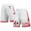 Cheapest 🥰 Men's Pro Standard White Atlanta Braves Team Logo Shorts ✨