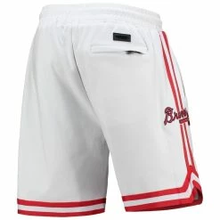 Cheapest 🥰 Men's Pro Standard White Atlanta Braves Team Logo Shorts ✨ -activewear Sales unnamed file 2496