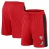 Best Sale 🧨 Men's Fanatics Branded Red Portland Trail Blazers 75th Anniversary Downtown Performance Practice Shorts 🎉