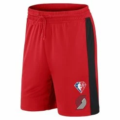 Best Sale 🧨 Men's Fanatics Branded Red Portland Trail Blazers 75th Anniversary Downtown Performance Practice Shorts 🎉 -activewear Sales unnamed file 2528