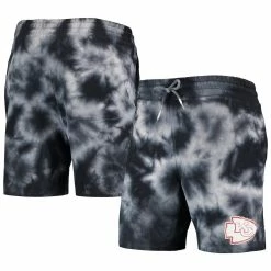 Hot Sale ❤️ Men's New Era Black Kansas City Chiefs Tie-Dye Shorts 🧨