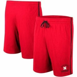 Best Pirce 🌟 Men's Colosseum Scarlet Nebraska Huskers Thunder Slub Shorts 👍