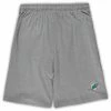 Hot Sale 🎉 Profile Men's Heathered Gray Miami Dolphins Big & Tall Team Shorts 😍