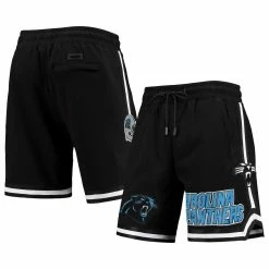 Wholesale 🎁 Men's Pro Standard Black Carolina Panthers Core Shorts ⌛